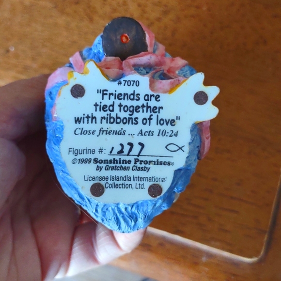 Vintage 1999 Sonshine Promises Bluebird with Ribbons - Picture 3 of 4